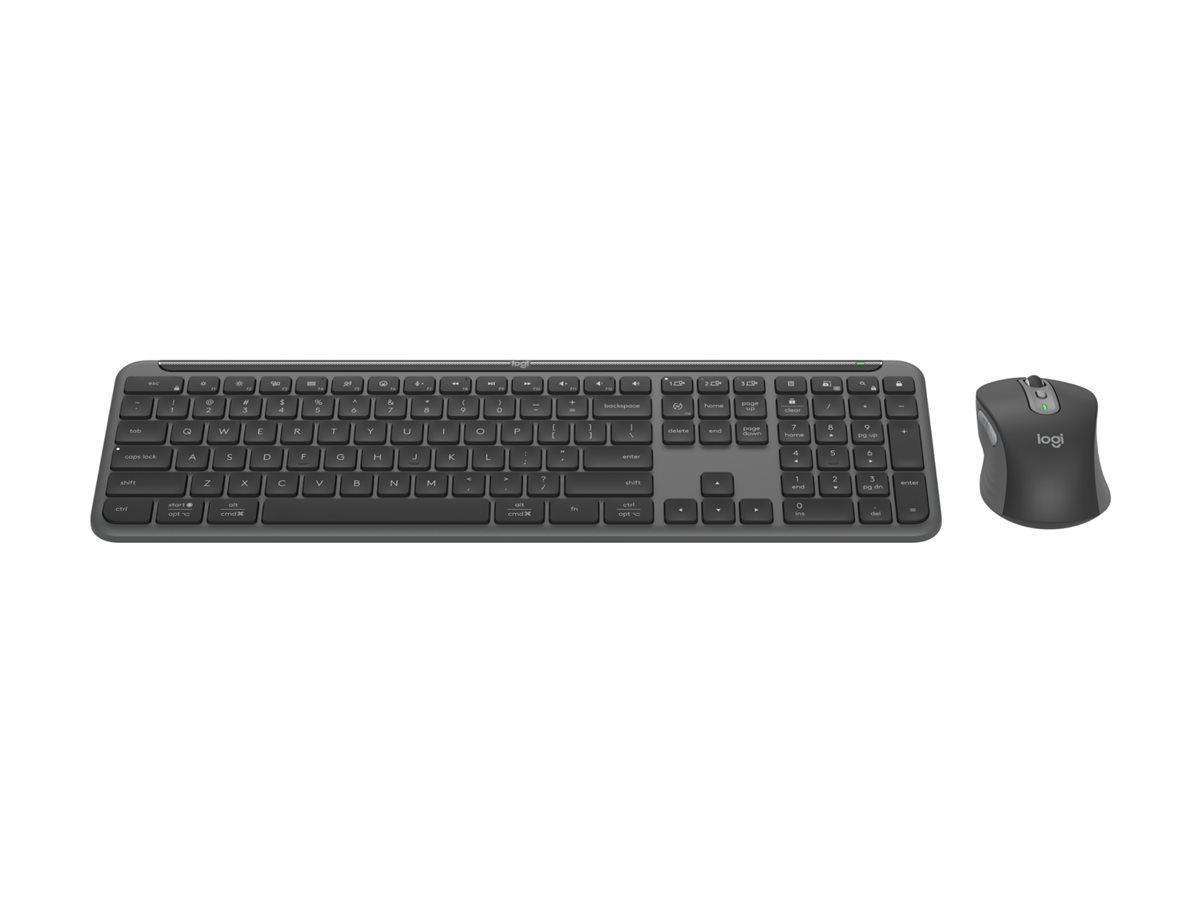 Logitech Signature Slim Combo MK950 for Business keyboard and mouse set 100% full size QWERTY Usage / lifestyle Back 72450