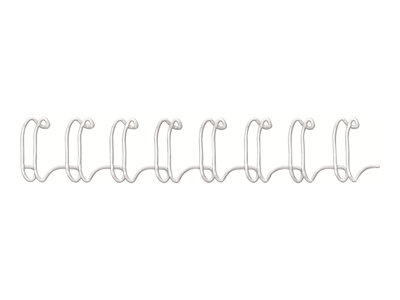 FELLOWES rel metall 34 boucles 8mm blanc