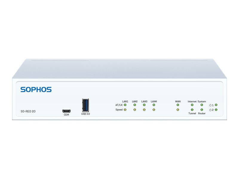 Sophos SD-RED 20 Rev.1 Appliance - with multi-region power adapter