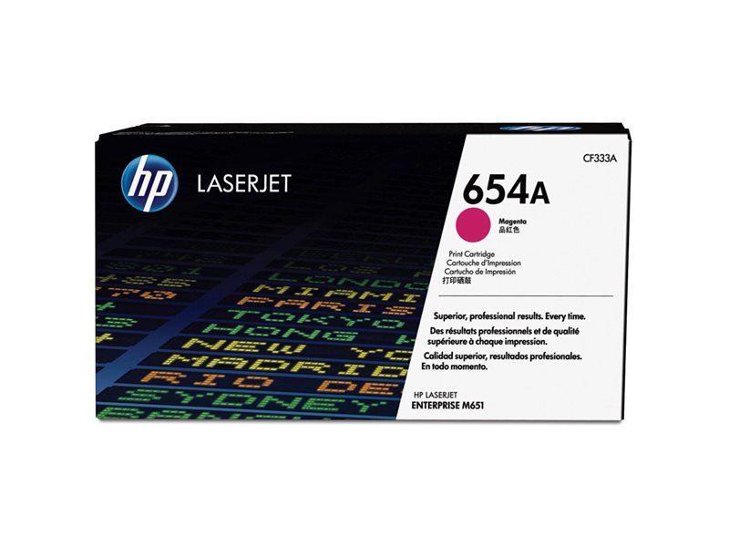HP 654A Magenta Toner