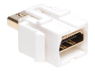 Tripp Lite HDMI Keystone Jack Snap-in Insert Module Coupler F/F White