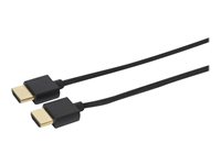 MicroConnect HDMI-kabel med Ethernet 1.5m Sort