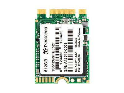 Transcend MTE352T SSD 512 GB PCIe 3.0 x2 Product shot Front 79200