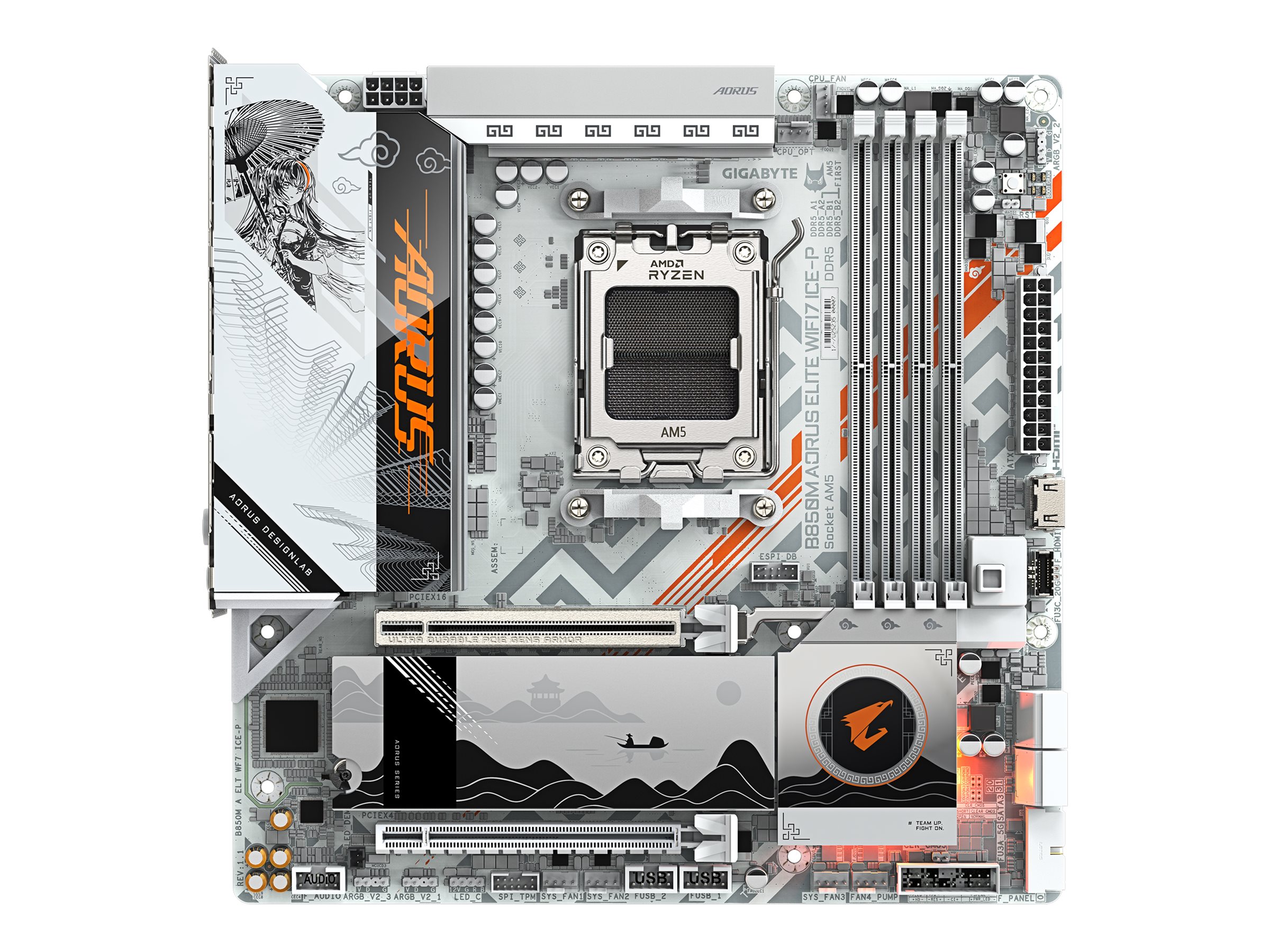 Gigabyte - Motherboard - B850M A ELT WF7 ICE-P G11