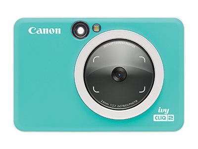 Canon ivy CLIQ2 Digital camera compact with instant photo printer 5.0 MP turquois