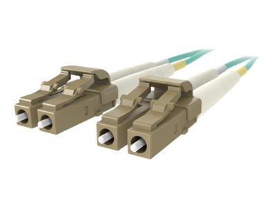 Belkin 3M Fiber Optic Cable; 10GB Aqua Multimode LC/LC Duplex, 50/125 OM3