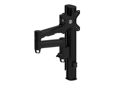 MONITOR ARM POST MOUNT F BLACK