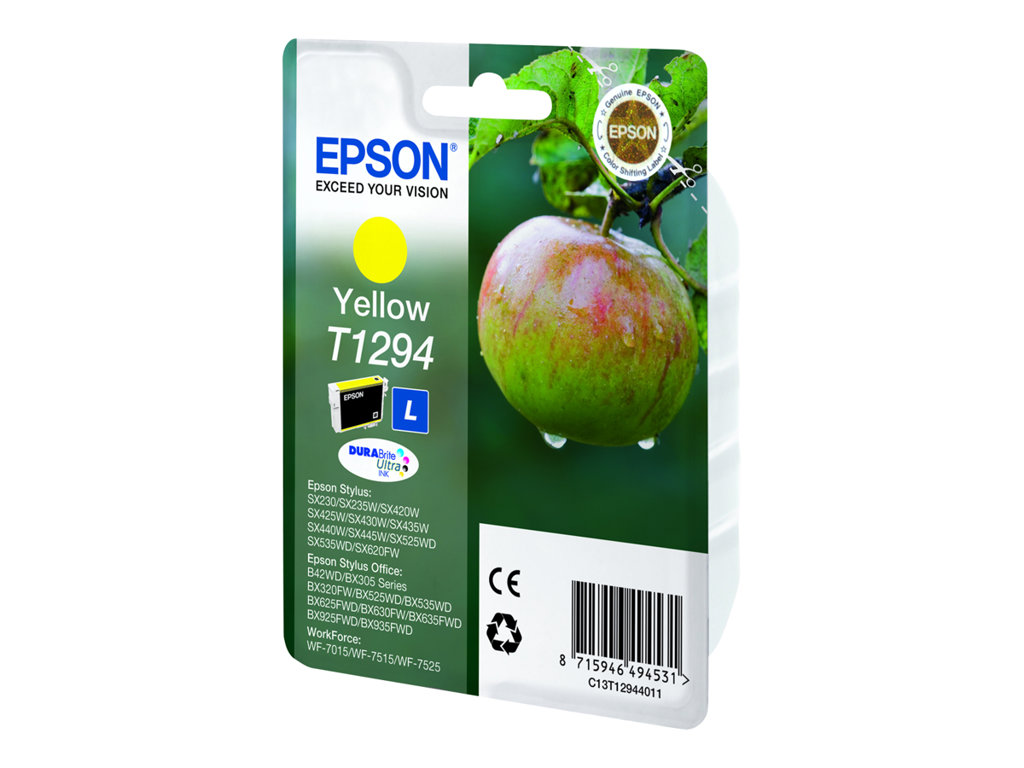 EPSON 1LB ink T129 yellow blister w/s