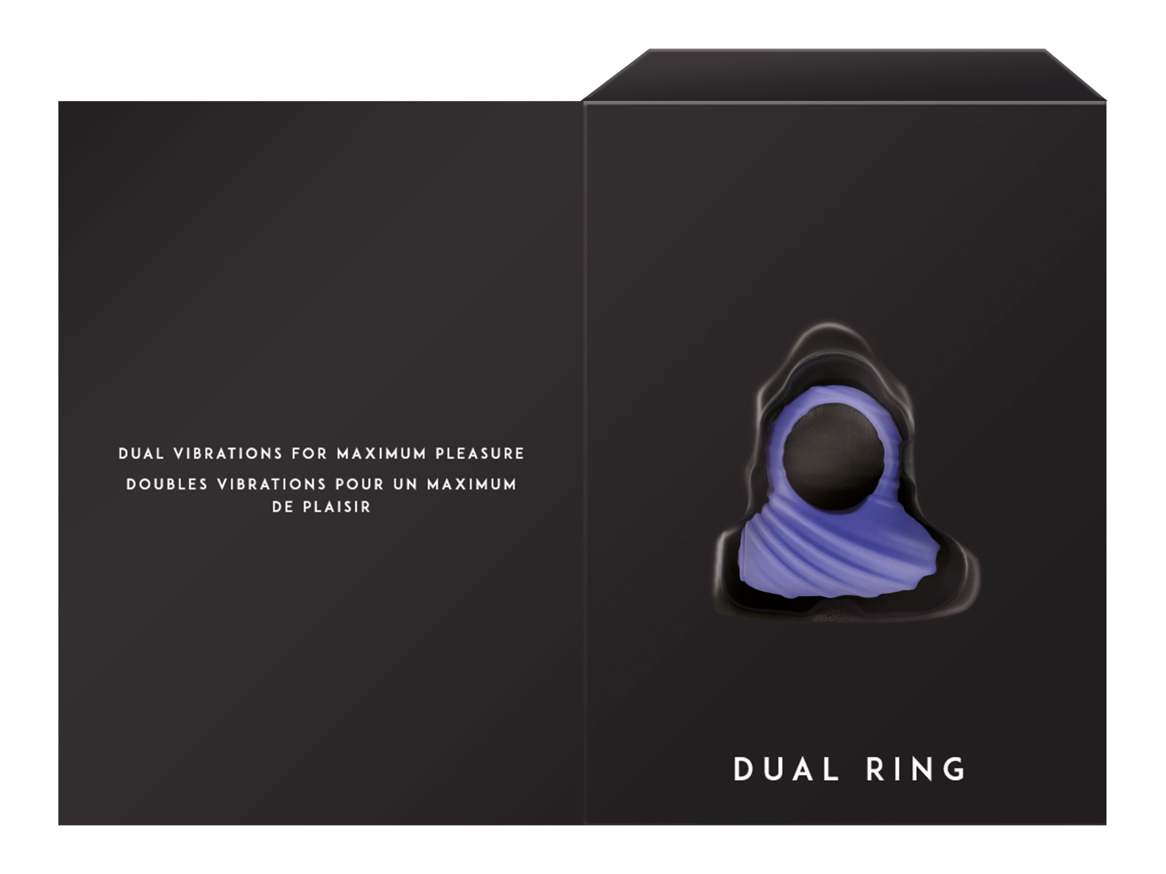 SKYN Intimate Accessories Vibrating Ring and Sensual Massager - Dual Ring -  00011