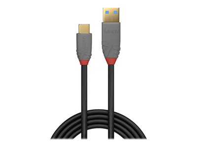 LINDY 1,5m USB 3.1 C/A 5A PD Anthra Line - 36912