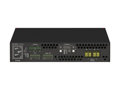 Two-channel 300-watt analog amplifier – Biamp