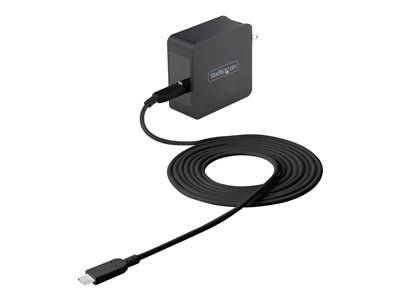 StarTech.com USB C Wall Charger, USB C Laptop Charger 60W PD, 6ft/2m Cable, Universal Compact Type C Power Adapter, Dell XPS, Lenovo X1 Carbon, HP EliteBook, MacBook, USB IF/ETL Certified