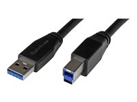 StarTech.com USB 3.0 USB-kabel 5m Sort