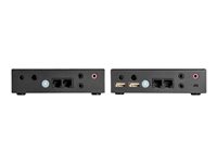 Startech HDMI KVM Extender over IP Network - 4K 30Hz HDMI and USB over IP LAN or Cat5e/Cat6 Ethernet (100m/330ft) - Remote KV