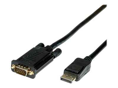 VALUE Kabel DisplayPort-VGA DP 1,5m
