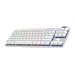 Logitech G PRO X TKL LIGHTSPEED Wireless Gaming Keyboard, Tactile Switches (GX Brown), White