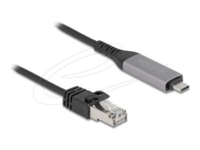 DELOCK USB LAN Kabel Type-C zu RJ45 1m