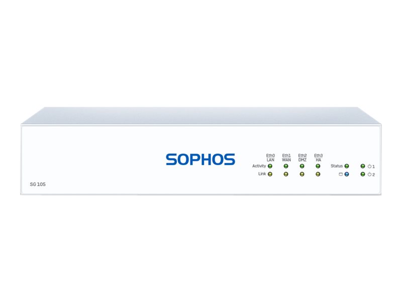 Sophos SG 105 rev.3 Security Appliance (EU/UK/US power cord)