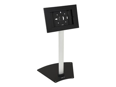 Eaton Tripp Lite Series Secure Tablet Mount Floor Stand, Height-Adjustable, Black/Silver