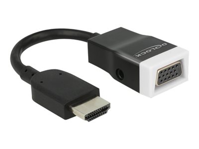 DELOCK HDMI Adapter A -> D-Sub15 St/Bu screwless +Audio +Kab