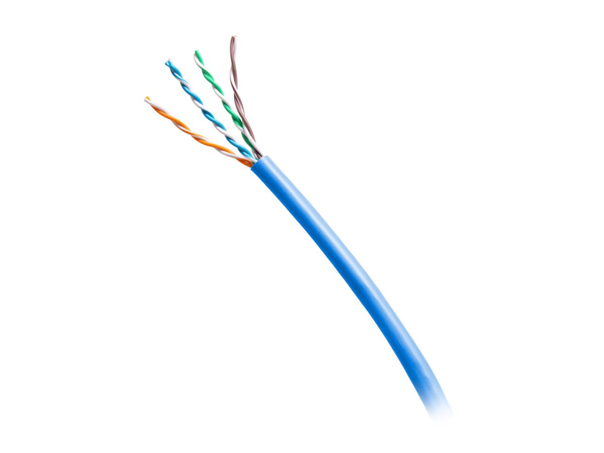 C2G 1000ft (304.8m) TAA-Compliant Cat6 Bulk Unshielded (UTP) Ethernet Network Cable with Solid Conductors-Riser CMR-Rated