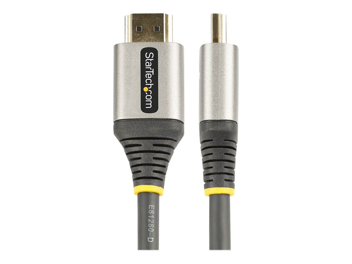 StarTech.com 20in (0.5m) Premium Certified HDMI 2.0 Cable with Ethernet, High-Speed Ultra HD 4K 60Hz HDMI Cable HDR10, ARC, HDMI Cord For Ultra HD Monitors, TVs, Displays, w/ TPE Jacket - Durable HDMI Video Cable (HDMMV50CM) - kabel HDMI s ethernetem - 50 cm – foto 2