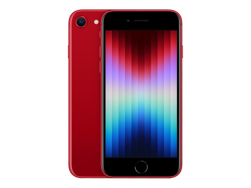 iPhone SE (3e génération) - 5G - 64 Go - rouge (MMXH3ZD/A)