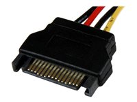 StarTech .com Câble adaptateur d'alimentation interne SATA vers LP4 (4 broches) 30 cm