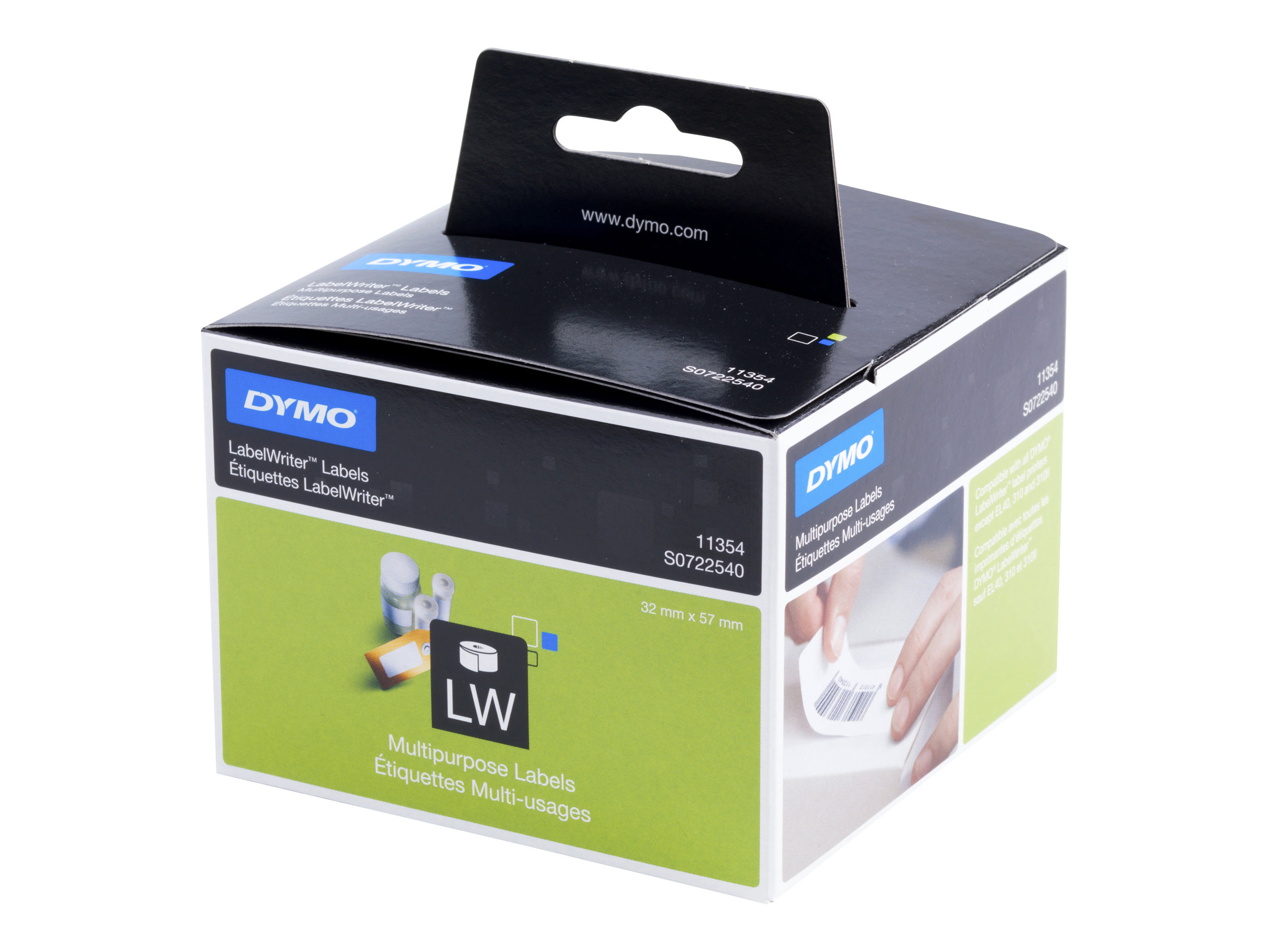 DYMO LabelWriter - multi-purpose labels - 1000 label(s) - 57 x 32 mm