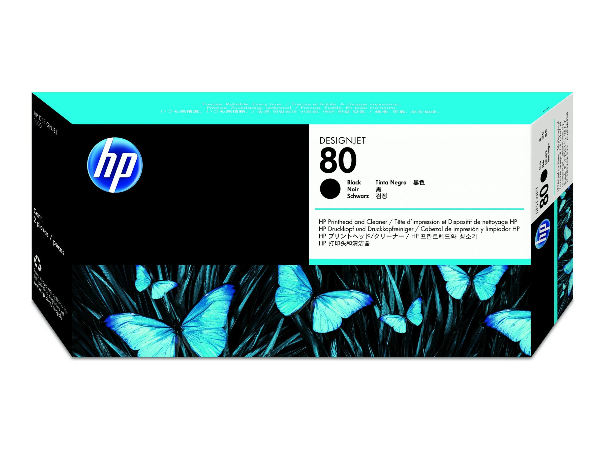 HP 80 - 17 ml - black | Overview, Specs, Details | SHI