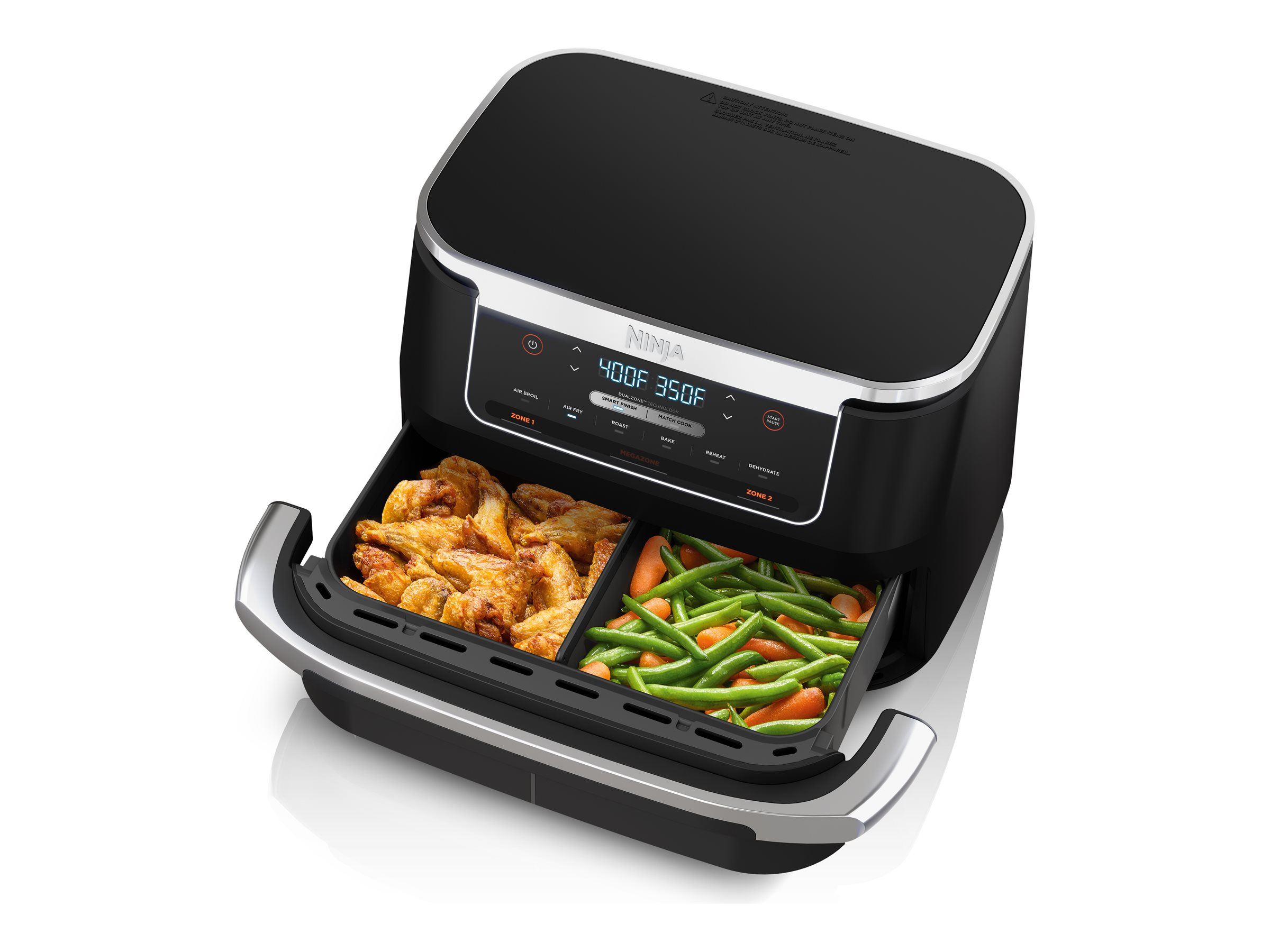 Ninja Foodi Double Hot Air Fryer - 7qt - Black - DZ071C