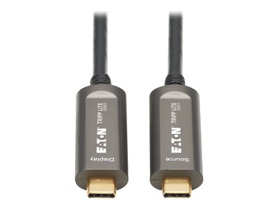 Eaton Tripp Lite Series USB-C to USB-C Plenum-Rated Fiber Active Optical Cable (AOC)