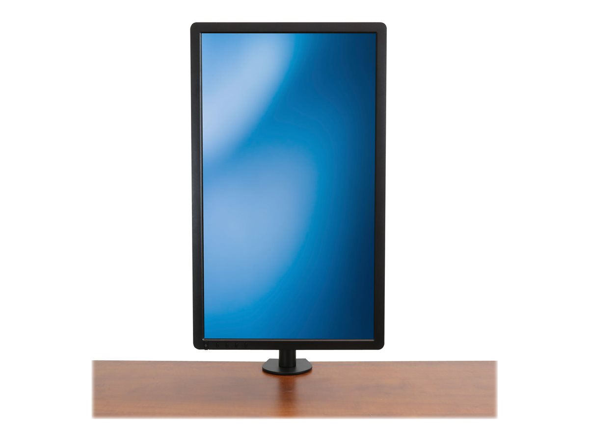 StarTech.com Desk Mount Monitor Arm for up to 34" VESA Compatible Displays, Articulating Pole Mount with Single Monitor Arm, Ergonomic Height Adjustable, Desk Clamp or Grommet, Black - Small Footprint Design (ARMPIVOTB) nastavitelné rameno - pro Displej LCD – foto 7