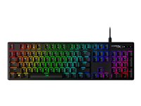 HyperX Alloy Origins Tastatur Mekanisk RGB/16,7 millioner farver Kabling Nordisk