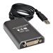 Eaton Tripp Lite Series USB 2.0 to DVI/VGA Dual Multi-Monitor External Video Graphics Card Adapter 1080p 60Hz