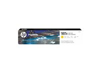 HP 981X XL Jaune PageWide Cartouche