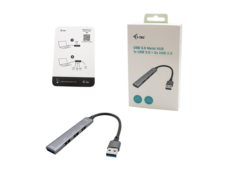 I-TEC USB 3.0 Metal HUB 4 Port passive