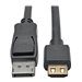 Eaton Tripp Lite Series DisplayPort 1.2 to HDMI Active Adapter Cable (M/M), 4K 60 Hz, Gripping HDMI Plug, HDCP 2.2, 3 ft. (0.9 m)