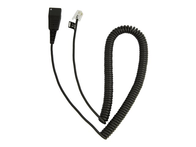 JABRA QD Cord to RJ10 coiled 0.5-2m 8800-01-37