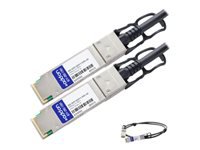 AddOn - Câble d'attache direct 40GBase-CU - Conformité TAA - QSFP+ pour QSFP+ 