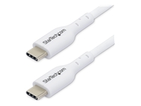 StarTech.com 3.3ft (1m) USB-C Charging Cable, Charge & Sync, 60W (3A) PD, USB 2.0 Laptop Charger Cable - White USB C Charging Cord