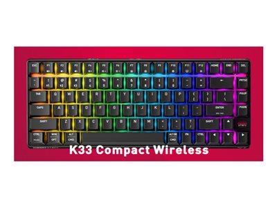 K33 COMPACT FS WIRELESS KEYBOARD BLACK P – Cherry