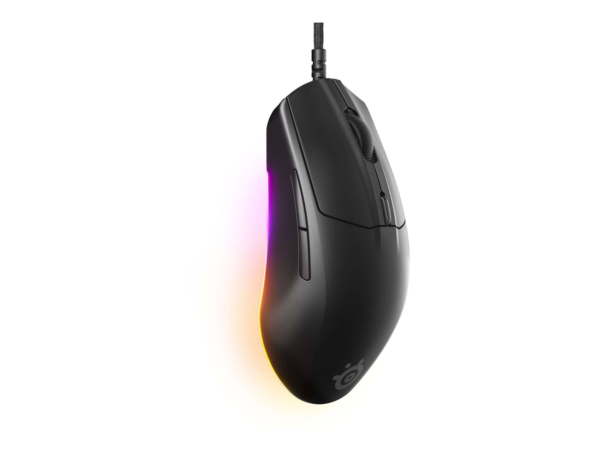 SteelSeries Rival 3 Gen 2 mouse USB Product shot Left-angle 79900