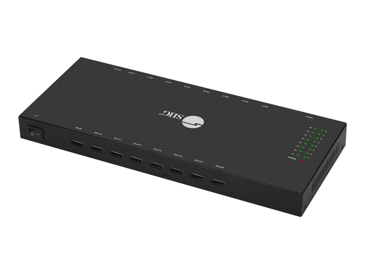 SIIG 1x16 HDMI Splitter with 3D and 4Kx2K