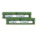 Integral - DDR5 - kit - 16 Go: 2 x 8 Go - DIMM 288 broches - 4800 MHz / PC5-38400 - mmoire sans tampon