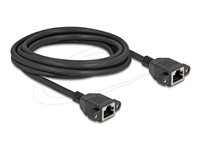 DeLOCK CAT 6a S/FTP 3m Netværkskabel Sort