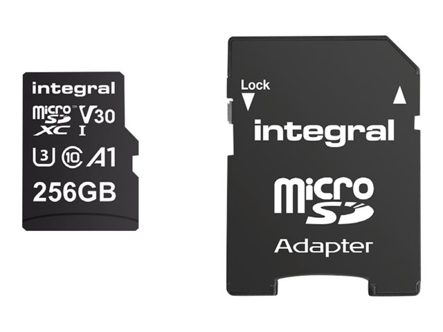 Image of Integral - flash memory card - 256 GB - microSDXC UHS-I