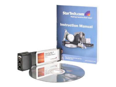 Startech 1 Port USB 2.0 & 2 Port FireWire ExpressCard Laptop Combo ...