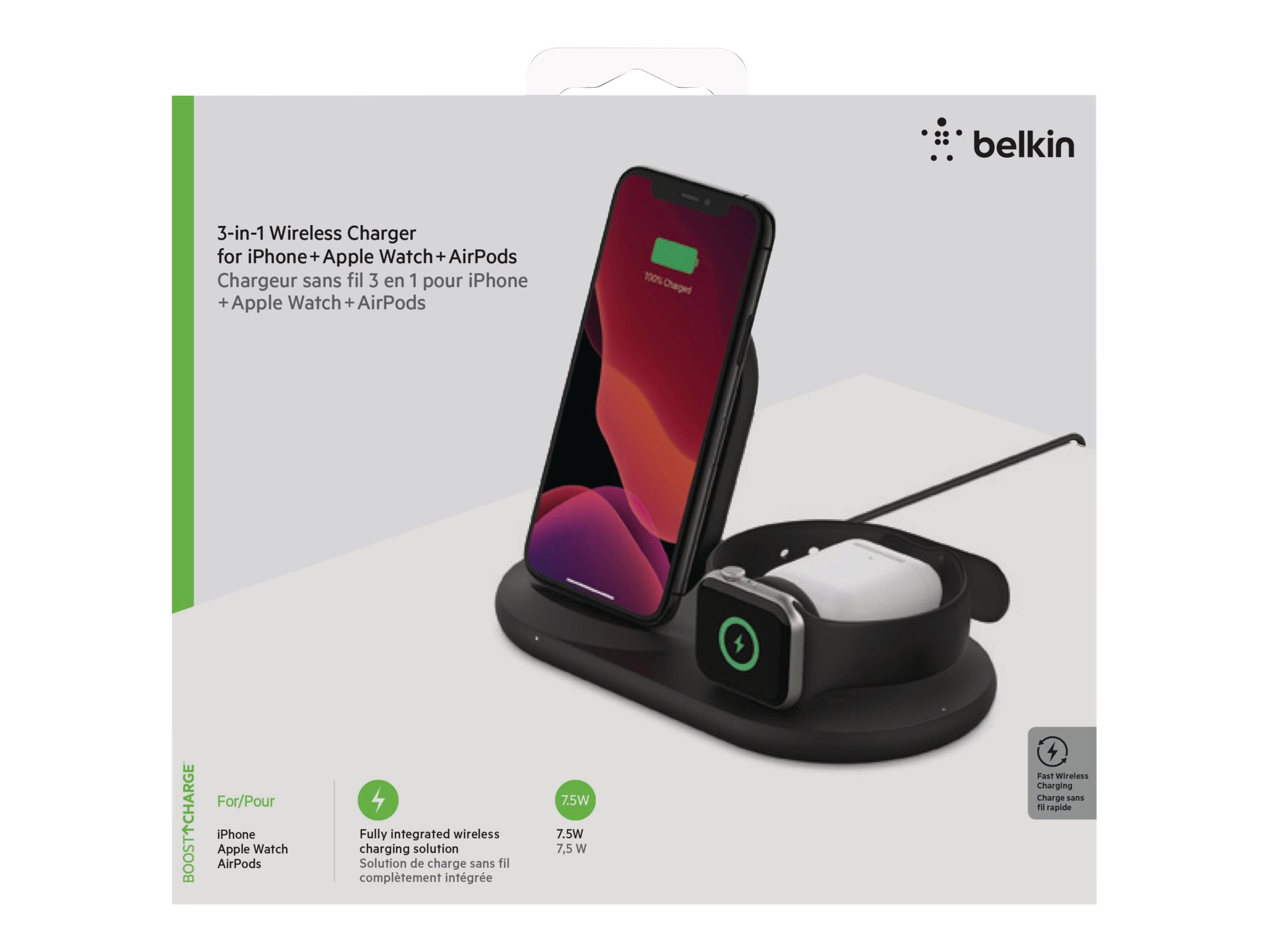 Belkin BoostCharge 3-in-1 | Overview, Specs, Details | SHI