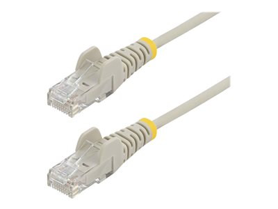 StarTech.com 6ft Slim LSZH CAT6 Ethernet Cable, 10 Gigabit Snagless RJ45 100W PoE Patch Cord, CAT 6 10GbE UTP Network Cable w/Strain Relief, Gray, Fluke Tested/ETL/Low Smoke Zero Halogen